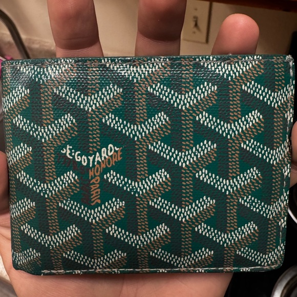 Goyard green victorie bi-fold - Picture 4 of 12